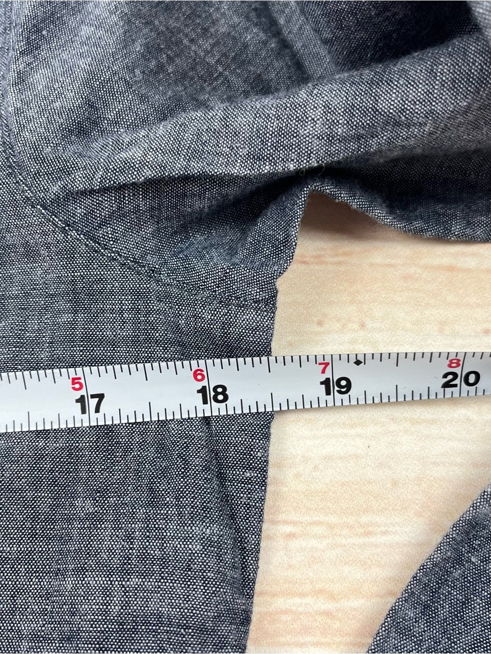 NWT Stio Shirt Womens Sm Blue Ashton Chambray Organic Cotton Snap Front Outdoor - Picture 9 of 12